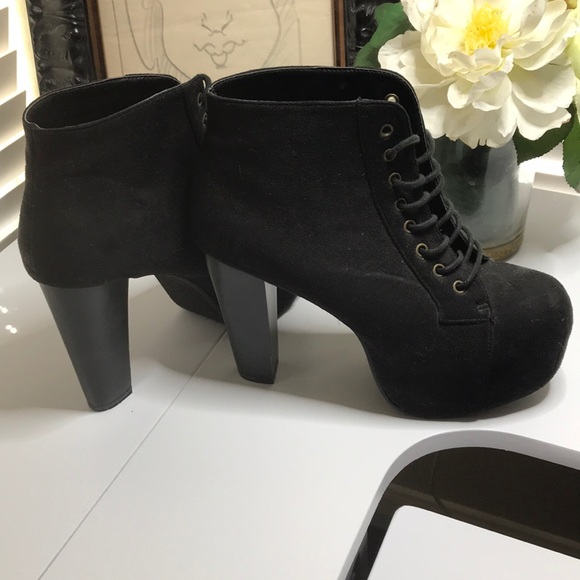 Black Ankle Booties - Picture 3 of 4